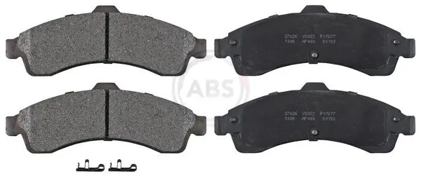 Handler.Part Brake pad set, disc brake ABS 37572 1