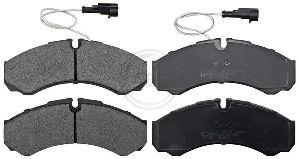 Handler.Part Brake pad set, disc brake ABS 37635 1