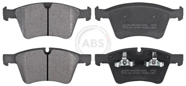 Handler.Part Brake pad set, disc brake ABS 37605 1