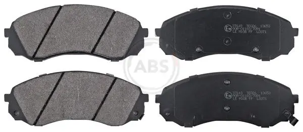 Handler.Part Brake pad set, disc brake ABS 37618 1