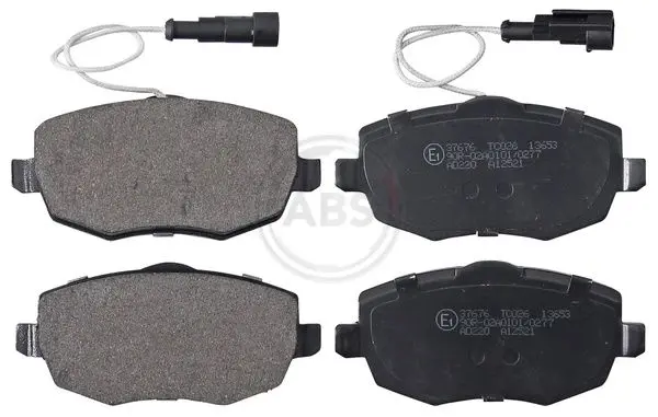 Handler.Part Brake pad set, disc brake ABS 37676 1