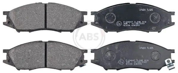 Handler.Part Brake pad set, disc brake ABS 37680 1