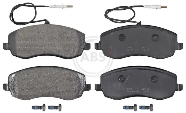 Handler.Part Brake pad set, disc brake ABS 37734 1