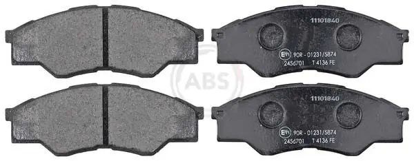 Handler.Part Brake pad set, disc brake ABS 37684 1