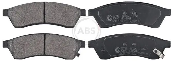 Handler.Part Brake pad set, disc brake ABS 37747 1