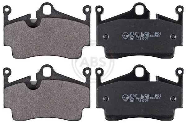 Handler.Part Brake pad set, disc brake ABS 37697 1