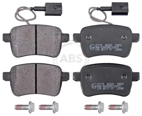 Handler.Part Brake pad set, disc brake ABS 37775 1