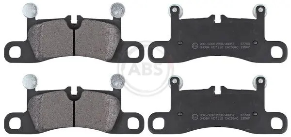 Handler.Part Brake pad set, disc brake ABS 37788 1