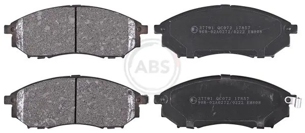 Handler.Part Brake pad set, disc brake ABS 37791 1