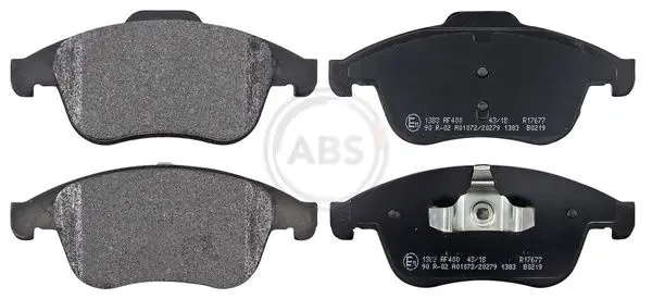 Handler.Part Brake pad set, disc brake ABS 37749 1