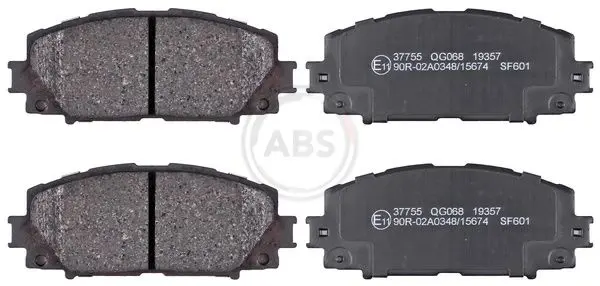 Handler.Part Brake pad set, disc brake ABS 37755 1