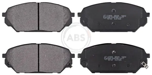 Handler.Part Brake pad set, disc brake ABS 37809 1