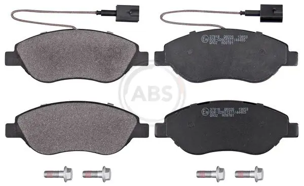 Handler.Part Brake pad set, disc brake ABS 37818 1