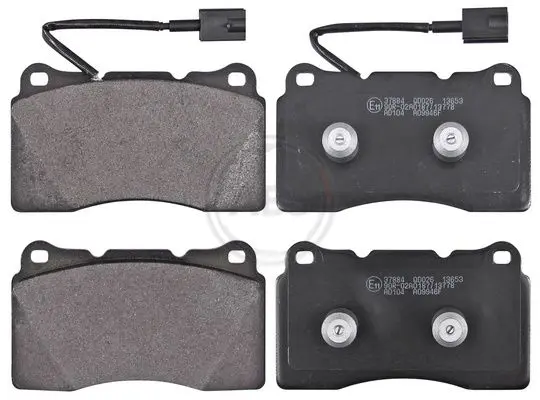 Handler.Part Brake pad set, disc brake ABS 37884 1