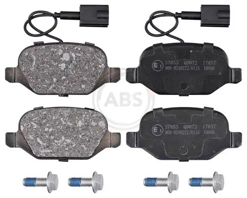 Handler.Part Brake pad set, disc brake ABS 37853 1