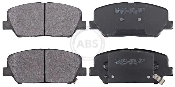 Handler.Part Brake pad set, disc brake ABS 37969 1