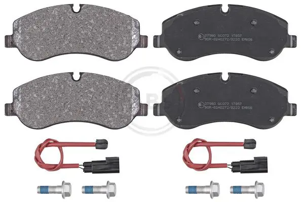 Handler.Part Brake pad set, disc brake ABS 37980 1