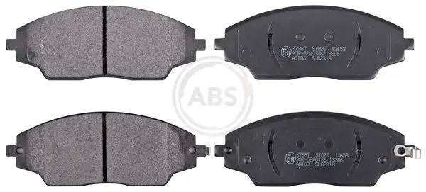 Handler.Part Brake pad set, disc brake ABS 37987 1