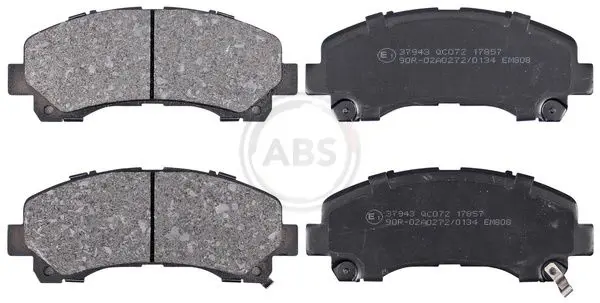 Handler.Part Brake pad set, disc brake ABS 37943 1