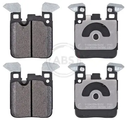 Handler.Part Brake pad set, disc brake ABS 37953 1