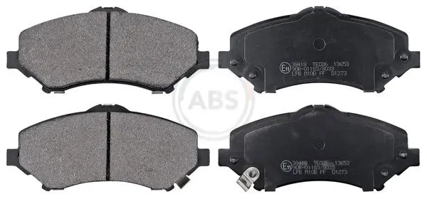 Handler.Part Brake pad set, disc brake ABS 38418 1