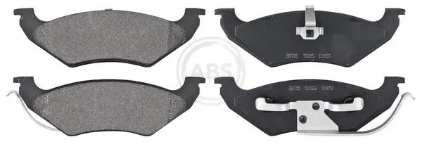 Handler.Part Brake pad set, disc brake ABS 38715 1