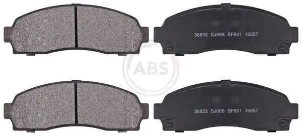 Handler.Part Brake pad set, disc brake ABS 38833 1