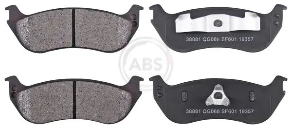 Handler.Part Brake pad set, disc brake ABS 38881 1