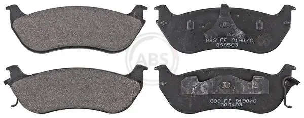 Handler.Part Brake pad set, disc brake ABS 38674 1