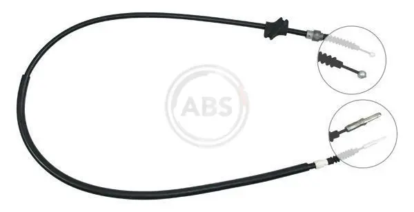 Handler.Part Cable, parking brake ABS K10167 1