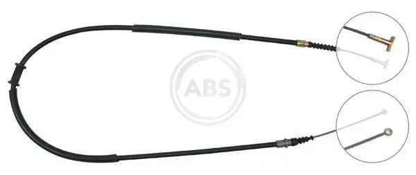 Handler.Part Cable, parking brake ABS K10577 1