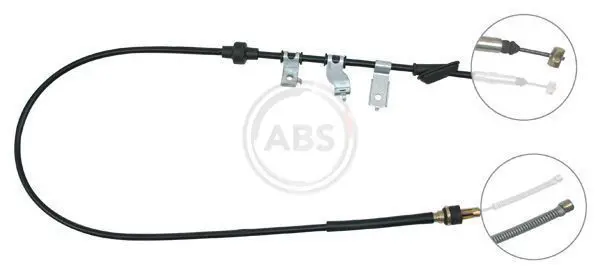 Handler.Part Cable, parking brake ABS K12498 1