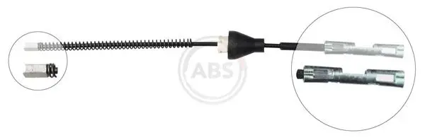 Handler.Part Cable, parking brake ABS K13436 1