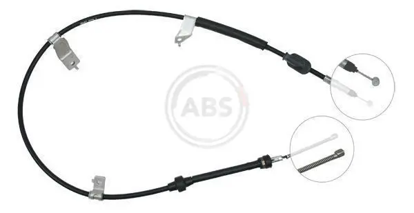 Handler.Part Cable, parking brake ABS K13847 1