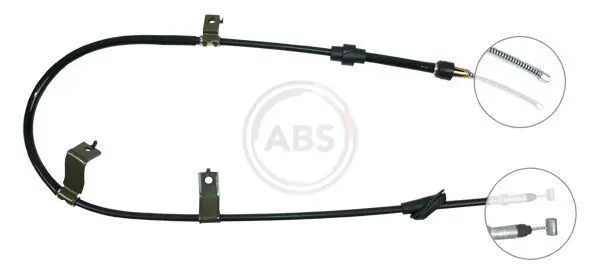 Handler.Part Cable, parking brake ABS K13858 1