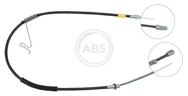 Handler.Part Cable, parking brake ABS K17898 1