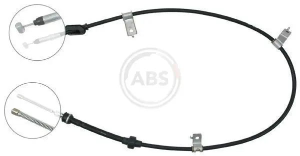 Handler.Part Cable, parking brake ABS K19048 1