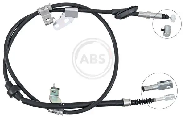 Handler.Part Cable, parking brake ABS K19825 1