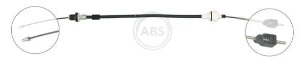 Handler.Part Clutch cable ABS K25750 1