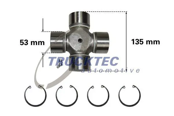 Handler.Part Joint, propshaft TRUCKTEC AUTOMOTIVE 0134013 1