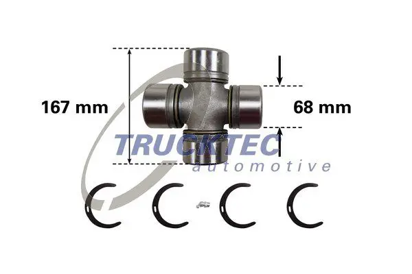 Handler.Part Joint, propshaft TRUCKTEC AUTOMOTIVE 0134037 1