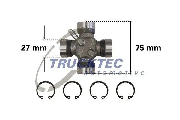 Handler.Part Joint, propshaft TRUCKTEC AUTOMOTIVE 0234041 1