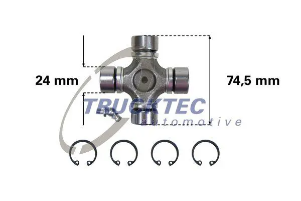 Handler.Part Joint, propshaft TRUCKTEC AUTOMOTIVE 0234053 1