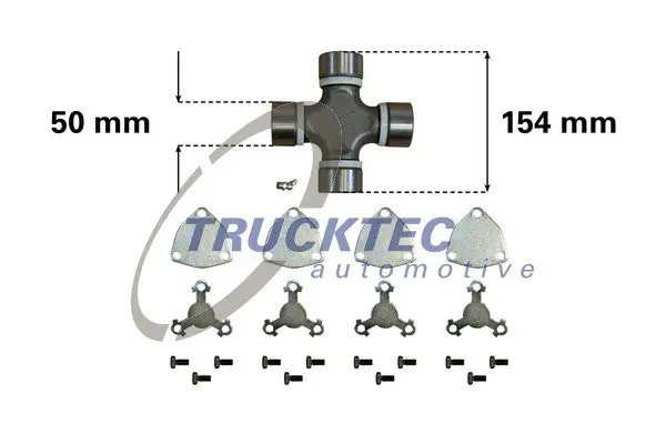 Handler.Part Joint, propshaft TRUCKTEC AUTOMOTIVE 0334005 1