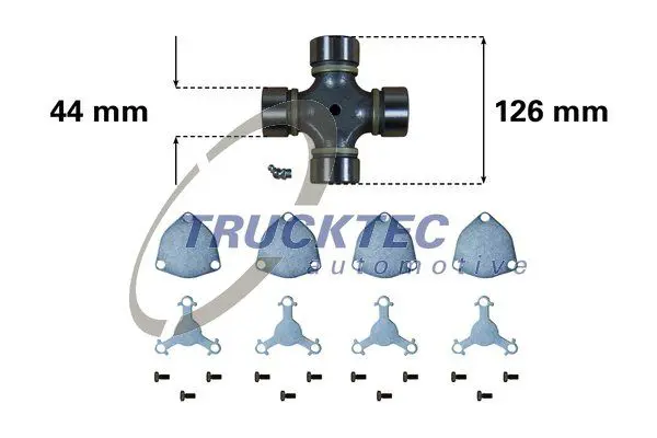 Handler.Part Joint, propshaft TRUCKTEC AUTOMOTIVE 0334007 1