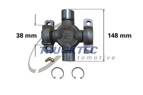 Handler.Part Joint, propshaft TRUCKTEC AUTOMOTIVE 0440003 1