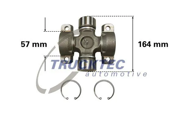 Handler.Part Joint, propshaft TRUCKTEC AUTOMOTIVE 0440008 1