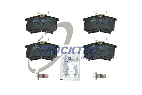 Handler.Part Brake pad set, disc brake TRUCKTEC AUTOMOTIVE 0735105 1