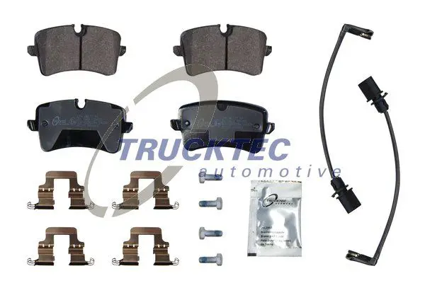 Handler.Part Brake pad set, disc brake TRUCKTEC AUTOMOTIVE 0735260 1