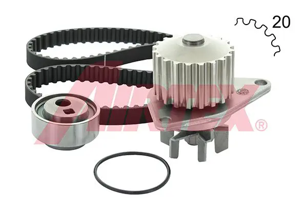 Handler.Part Water pump & timing belt set AIRTEX WPK121203 1